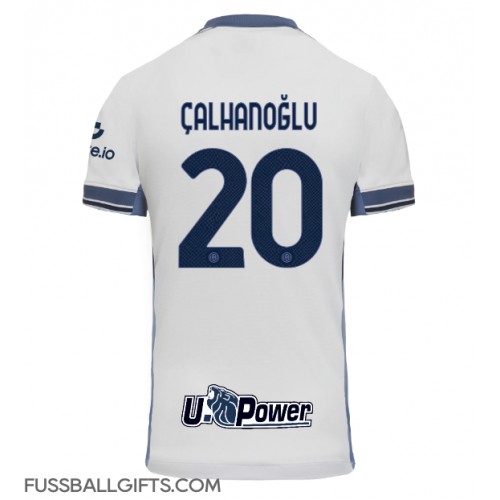 Inter Milan Hakan Calhanoglu #20 Fußballbekleidung Auswärtstrikot 2024-25 Kurzarm